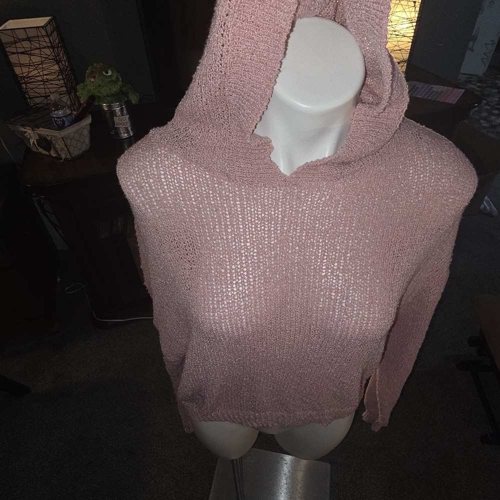 H&M Dusty Pink Cowl Neck Sweater